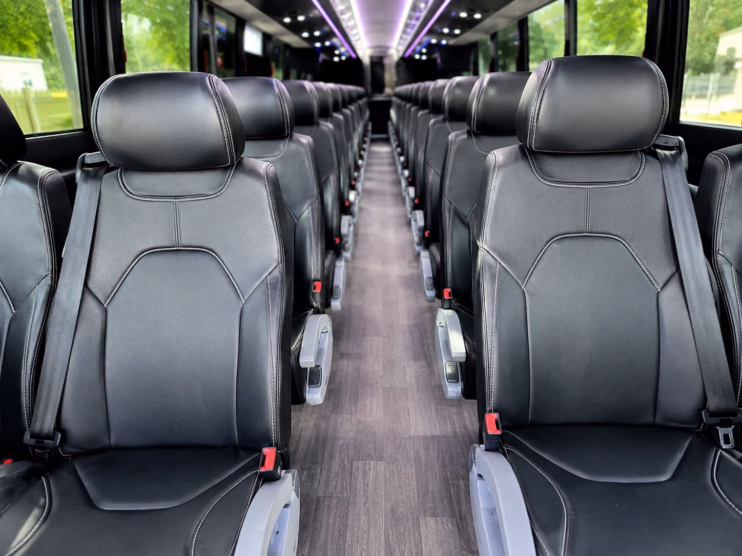 deltona charter bus inside