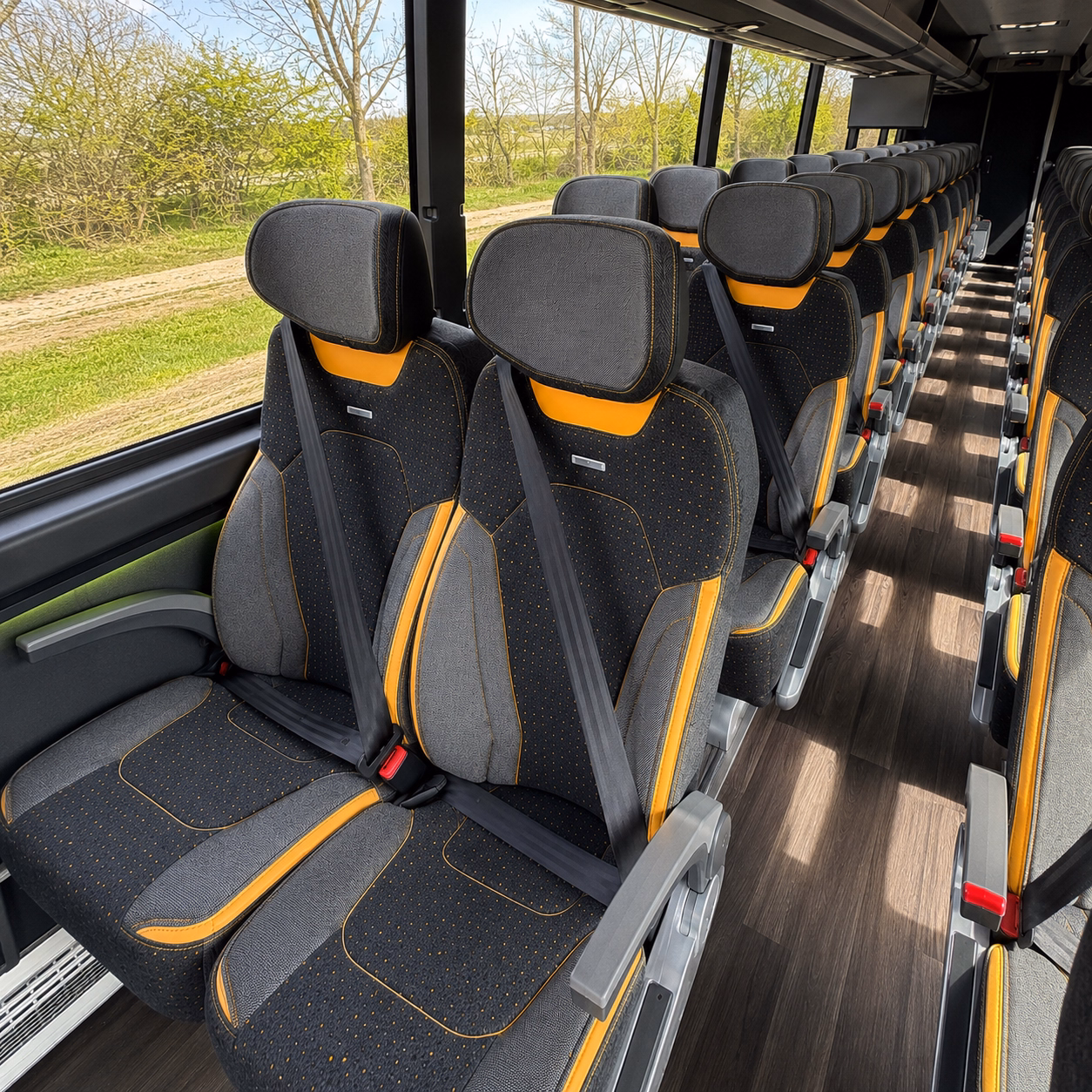 deltona employee transportation onboard seating