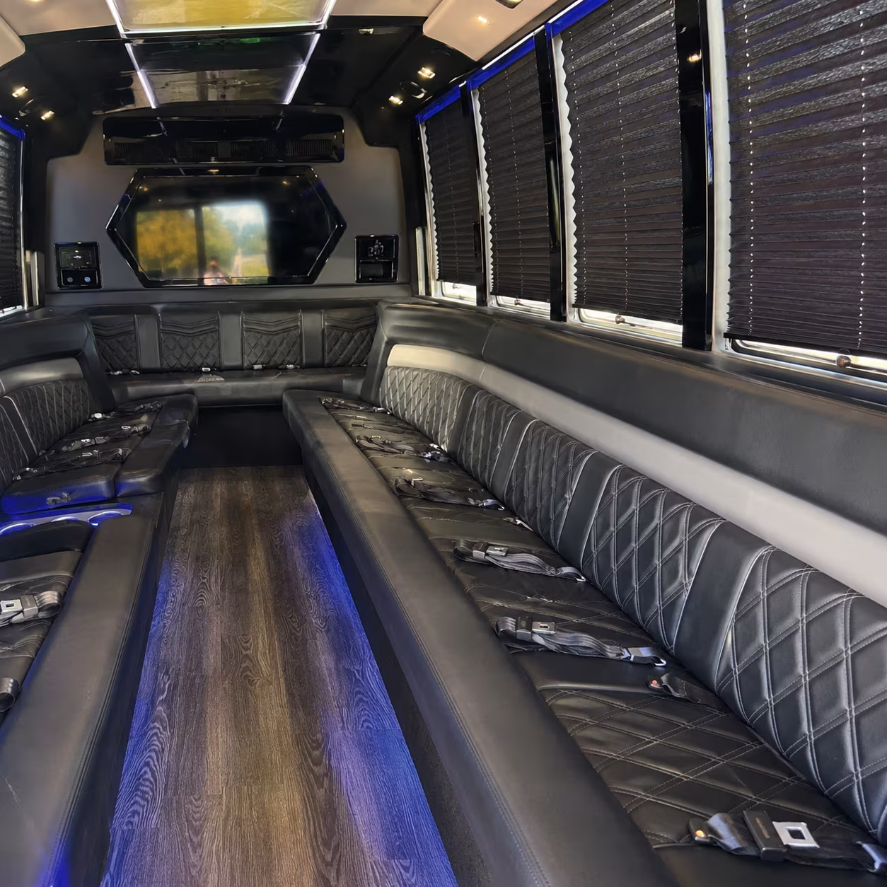 prom party buses for deltona high school pine ridge high school university high school groups